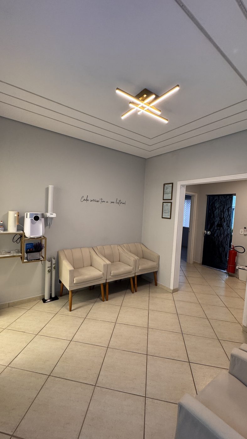 Sala de espera da Alvo Sorriso e Saúde